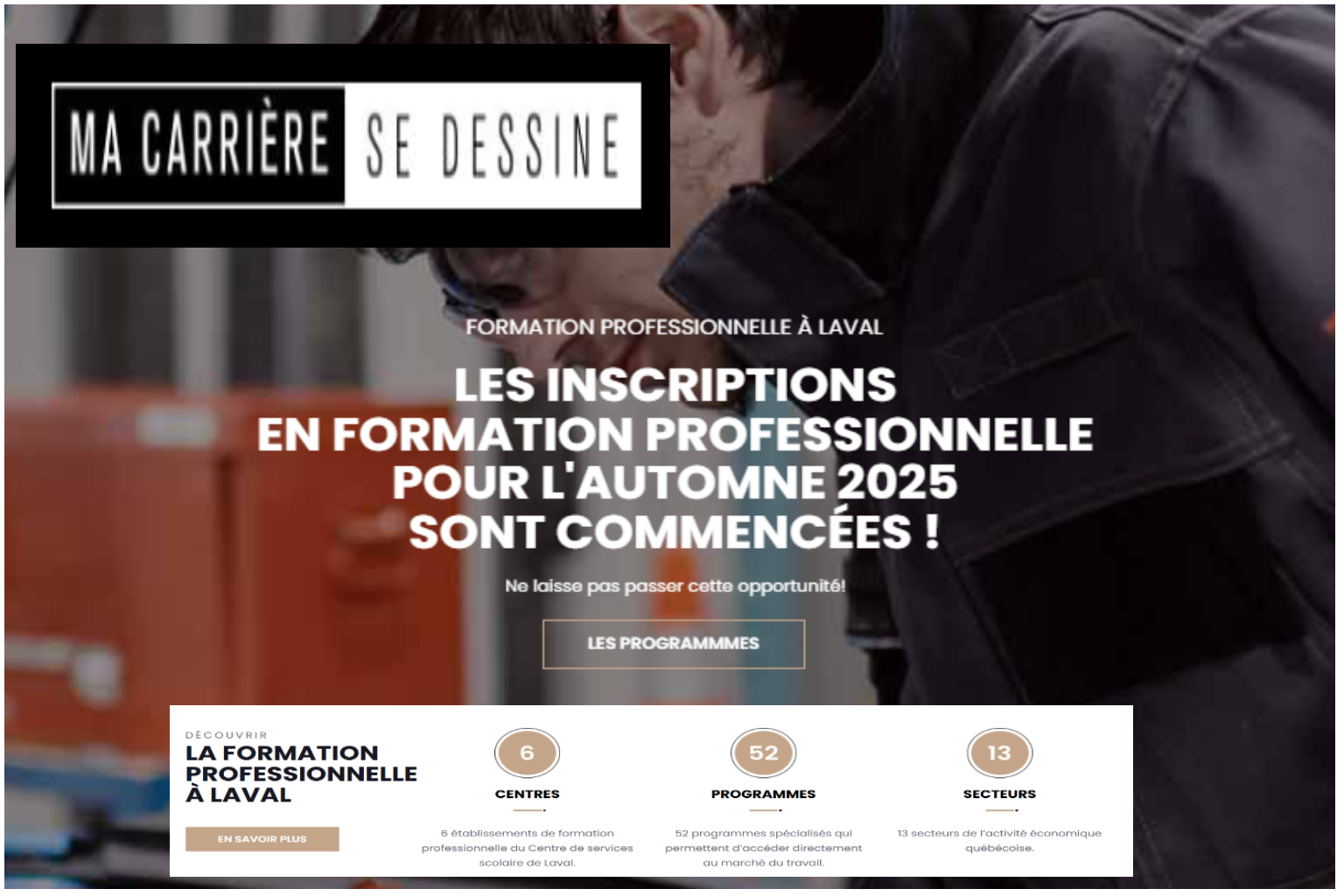 Aperçu Ma carrière se dessine